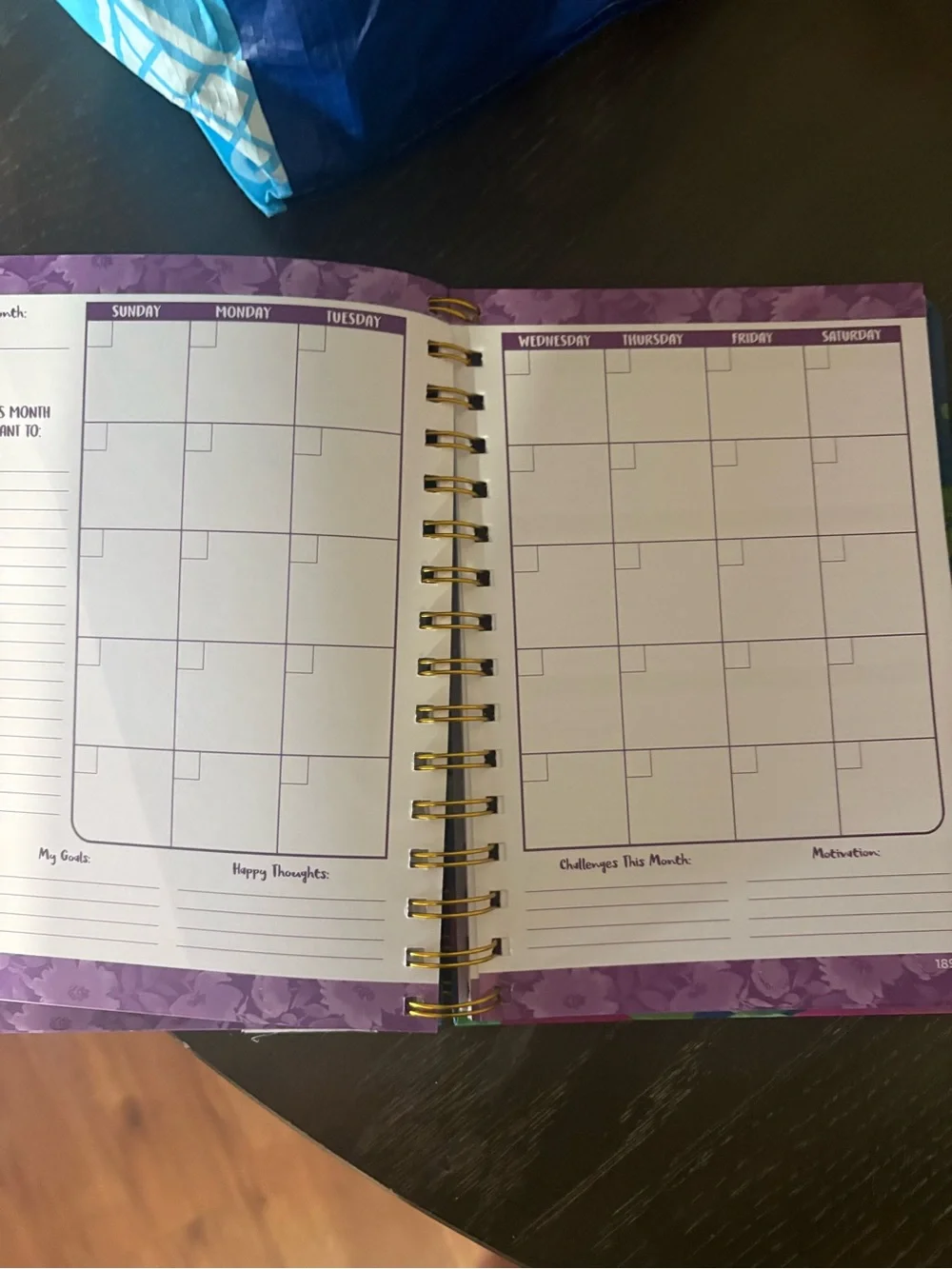 Highmarks Creative Planner - Navy Floral 